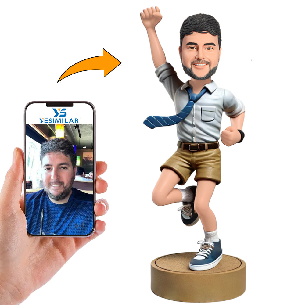 Fly! Humorous Man Custom Bobbleheads Gifts