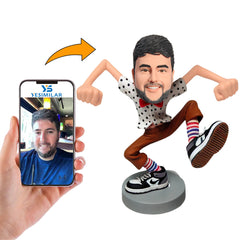 Man with Big Hands and Feet Custom Bobbleheads Gifts