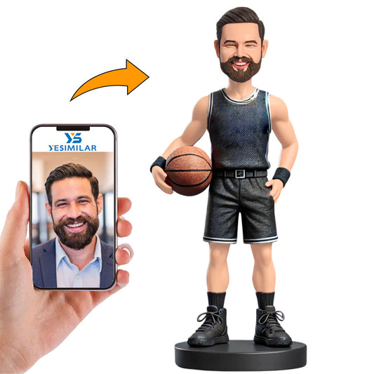 Cool Boy Basketball Player Custom Bobbleheads