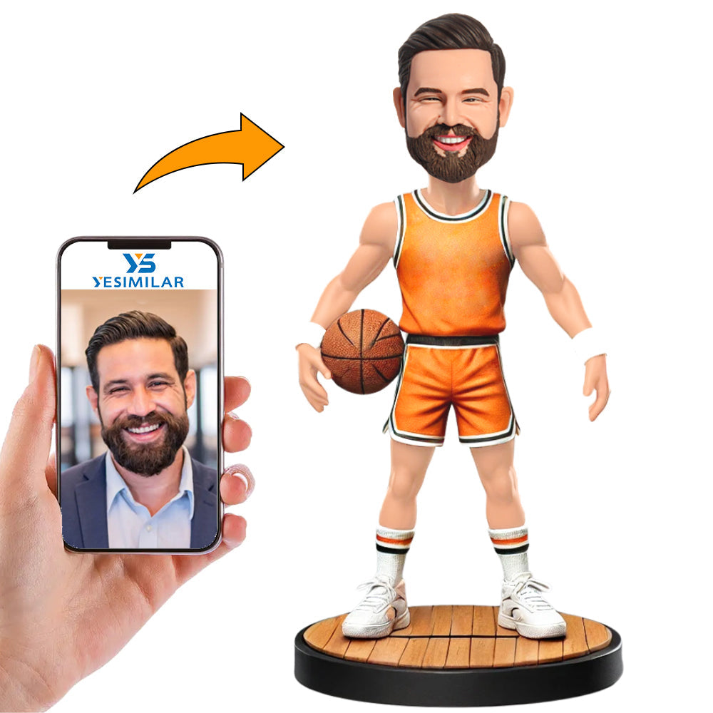 Strong Basketball Player Basketball Custom Bobbleheads Personalized Figures