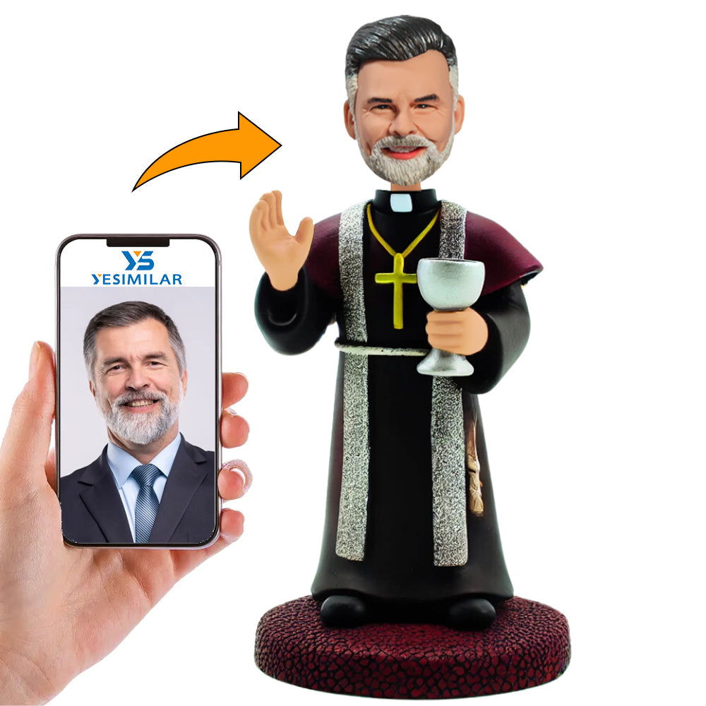 Religious Priest Custom Bobbleheads Personalized Gifts