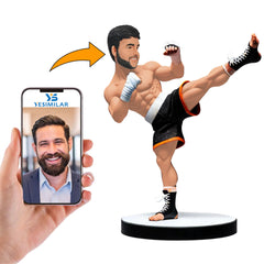 Male Boxer Custom Bobbleheads Personalized Figures