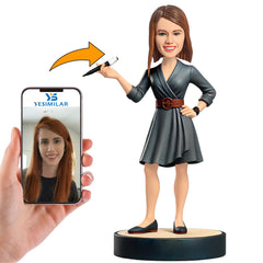 Female Boss Directing Work Custom Bobbleheads