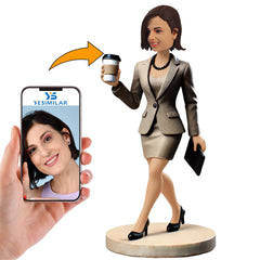 Sexy Female Boss Custom Bobbleheads Personalized Gifts