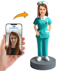 Operating Room Female Nurse Custom Bobbleheads