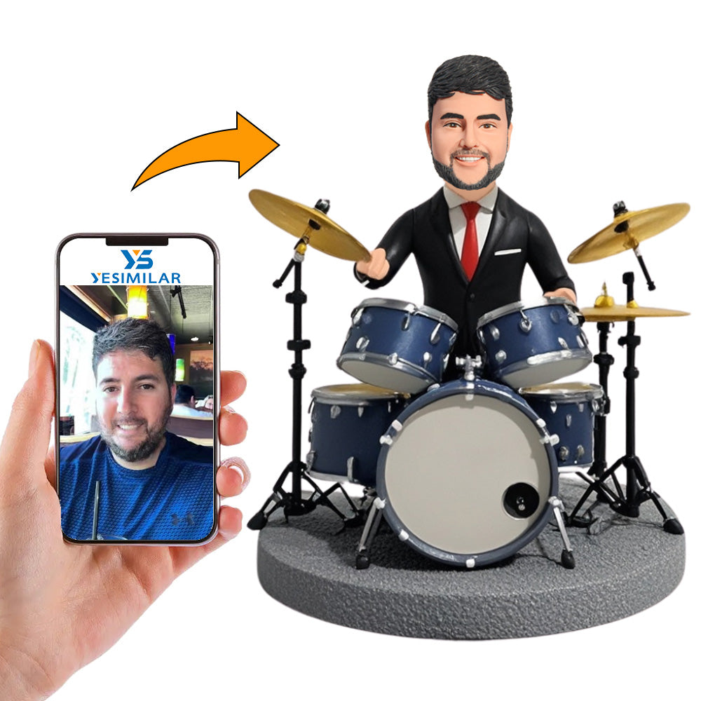 Drum Musician Custom Bobbleheads Personalized Doll