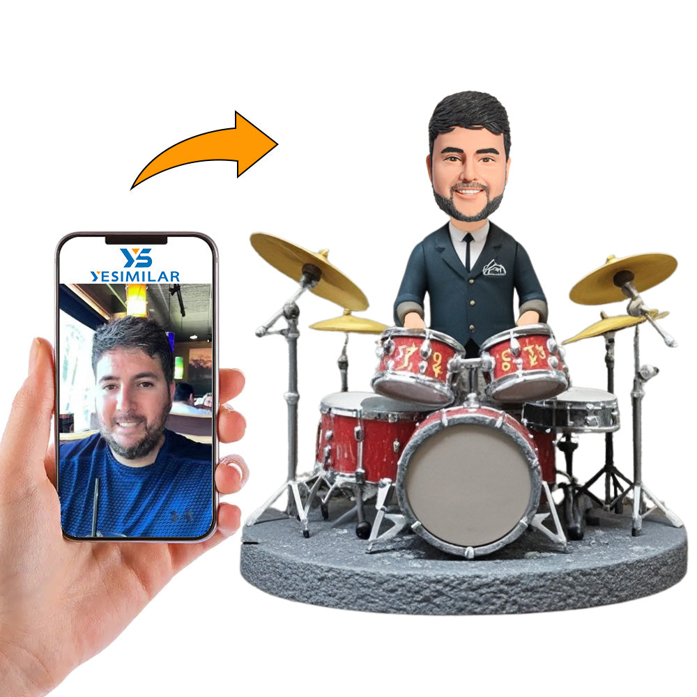 Drum Lover Custom Bobbleheads Personalized Doll