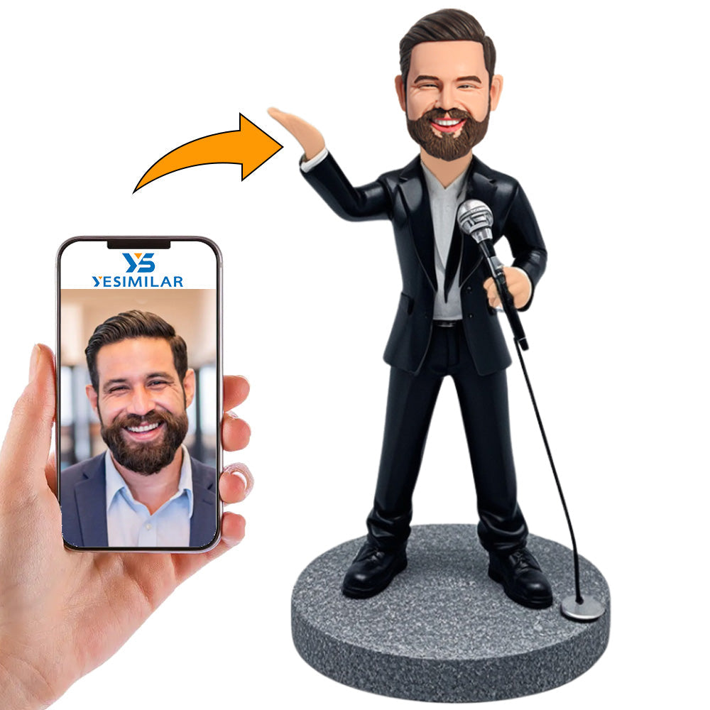 Male Singer Musicians Custom Bobbleheads