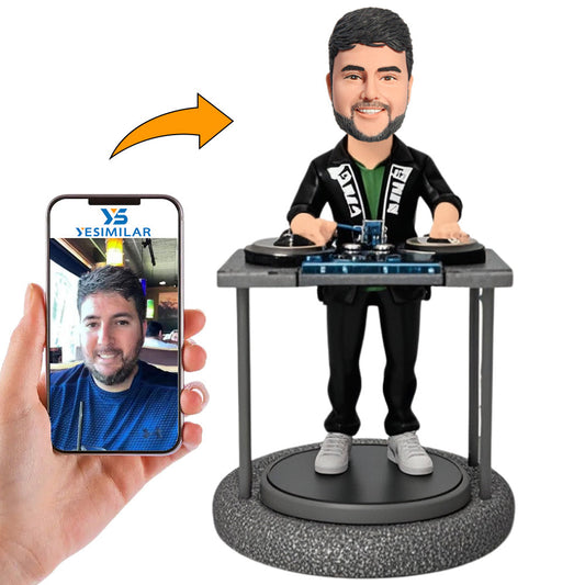 Male DJ Player Custom Bobbleheads Personalized Figure