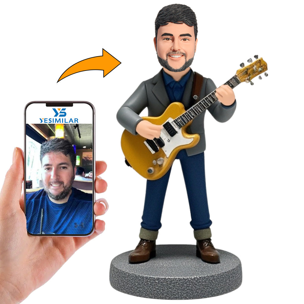 Classical Guitar Player Custom Bobbleheads