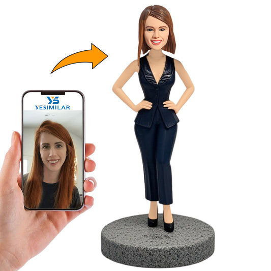 Weekend Warrior Relaxed Female Custom Bobbleheads