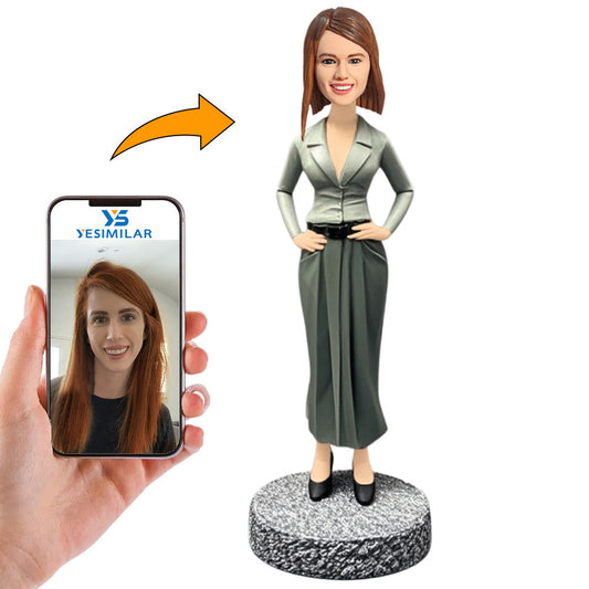 Hipster Edge Women Custom Bobbleheads