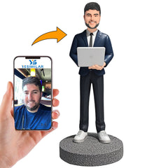 Male Internet JAVA Engineer Custom Bobbleheads