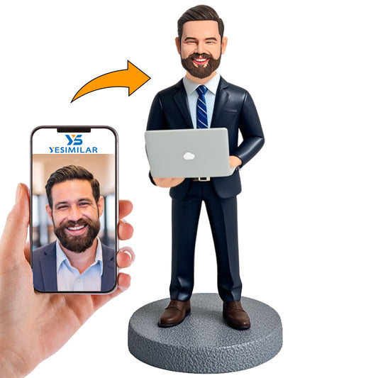 Male Software Engineer Custom Bobbleheads