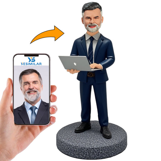 Experienced Male Programmer Custom Bobbleheads