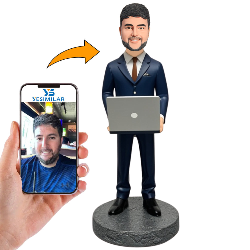 Business Man IT Engineer Custom Bobbleheads