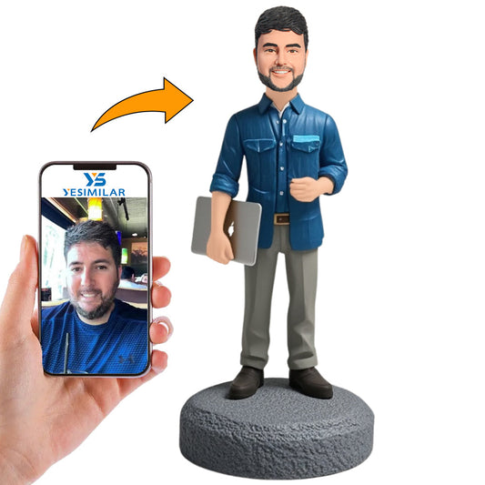 Male Network Engineer Custom Bobbleheads