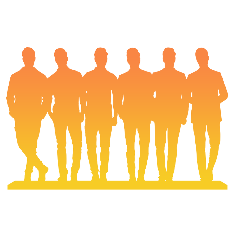 Fully Custom 6-Person Bobblehead