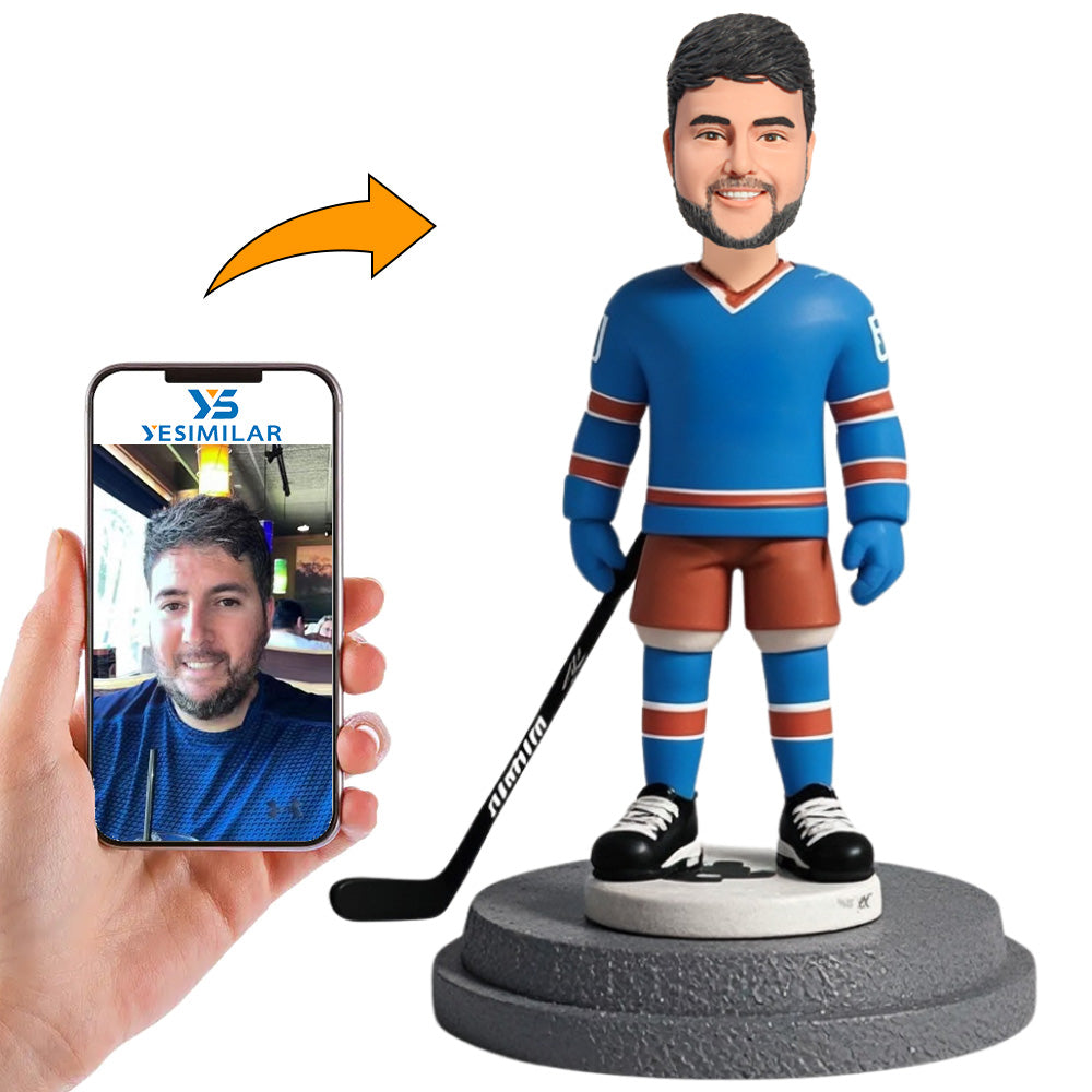 Hockey Player High-Likeness Custom Bobbleheads Personalized Doll