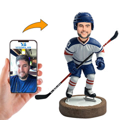 Hockey Fan Custom Bobbleheads Personalized Doll