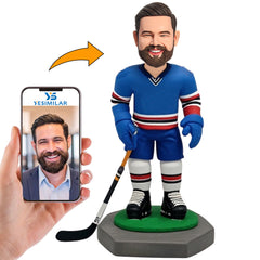 Ice Hockey Goalie Man Custom Bobbleheads Personalized Doll