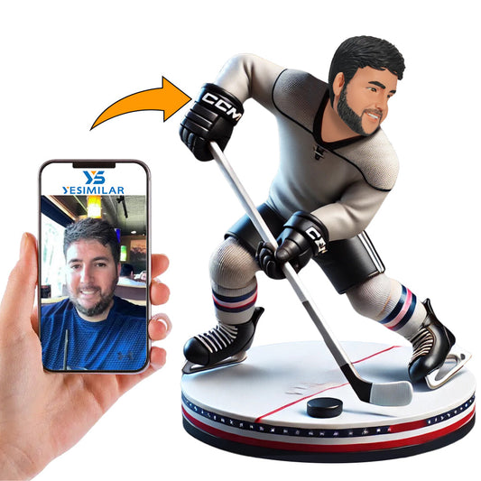 Cool Hockey Player Custom Bobbleheads Personalized Gifts