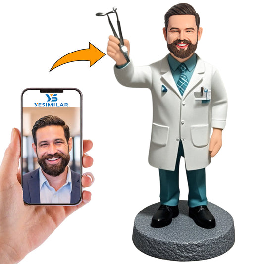 Male Internal Medicine Doctor Custom Bobbleheads