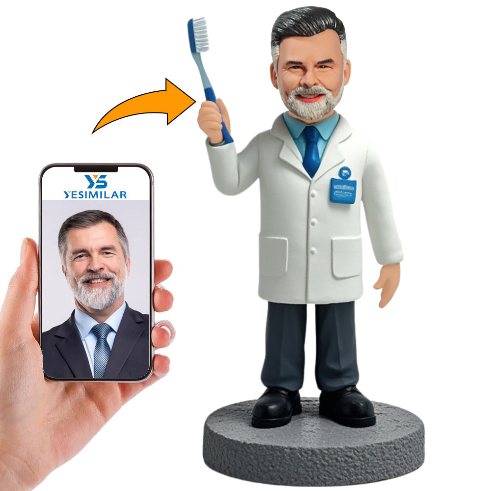 Dentist Male Doctor Physician Custom Bobbleheads Personalized Gifts