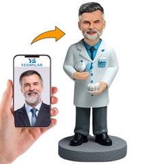 Dentist Holding Tools Custom Bobbleheads Gifts for Doctor