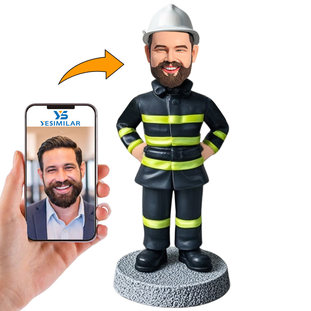 Fireman Custom Bobbleheads Personalized Gifts