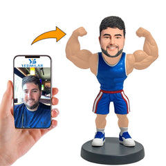 Fitness Champion Men Custom Bobbleheads