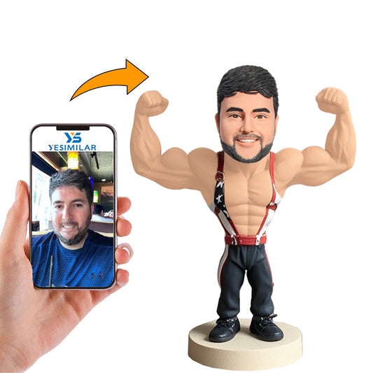 Strong Bodybuilder Man Custom Bobbleheads