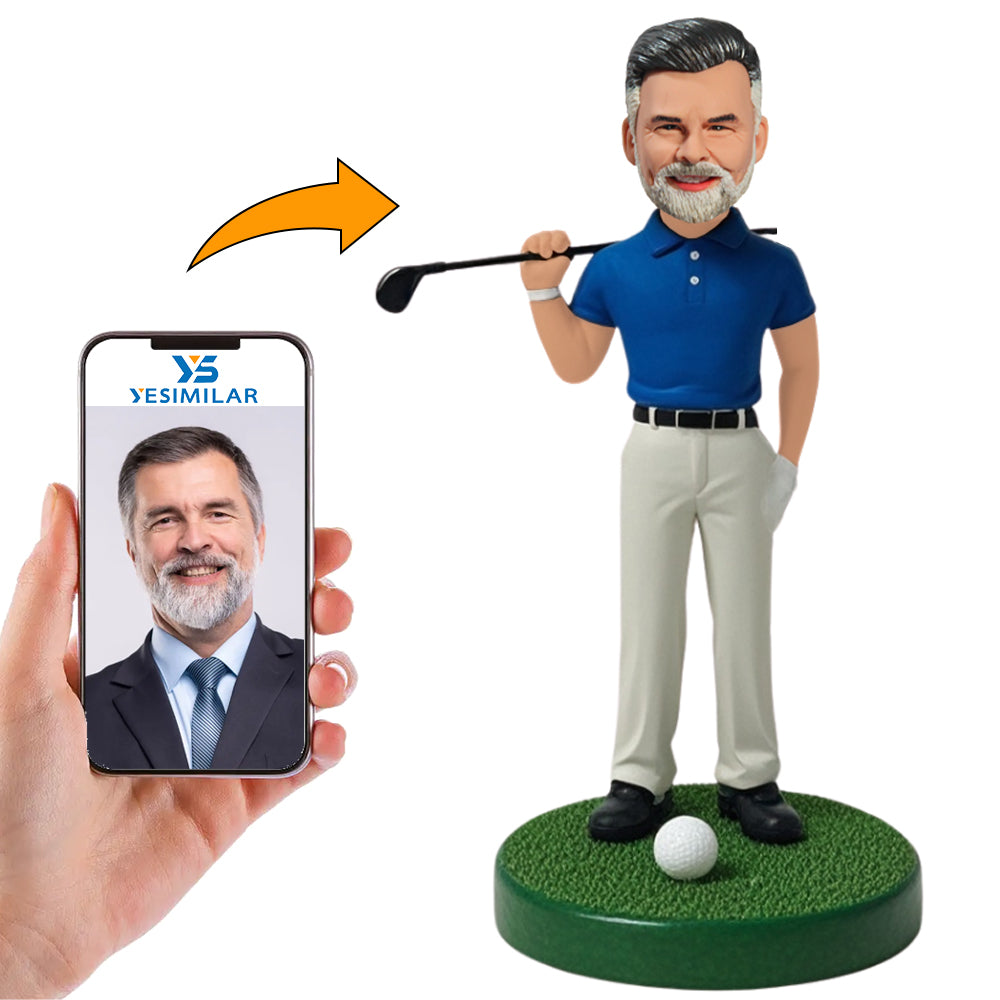 Golf Enthusiasts Custom Bobbleheads Gifts for Him