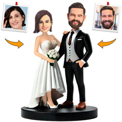 Wedding Attire Wedding Couple Custom Bobbleheads