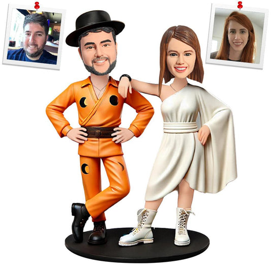 Couple Actors Entertainers Custom Bobbleheads