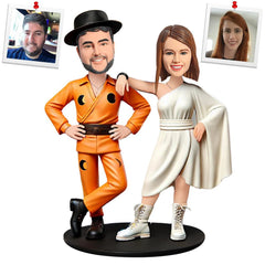 Couple Actors Entertainers Custom Bobbleheads