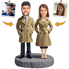 Double the Love Couple Custom Bobbleheads