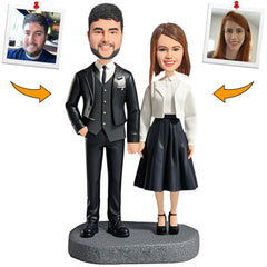 Heart to Heart Romantic Custom Bobbleheads