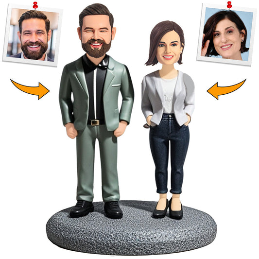 Cherished Moments Couple Custom Bobbleheads Personalized Figure