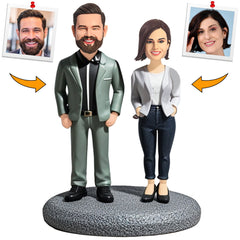 Cherished Moments Couple Custom Bobbleheads Personalized Figure