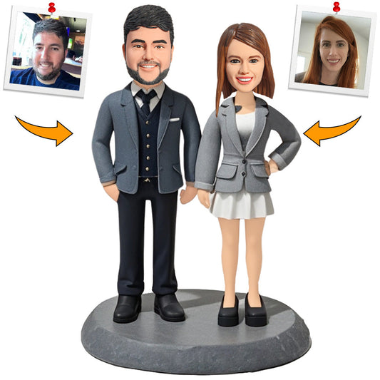 Sweet Moments Couple Custom Bobbleheads Personalized Gifts