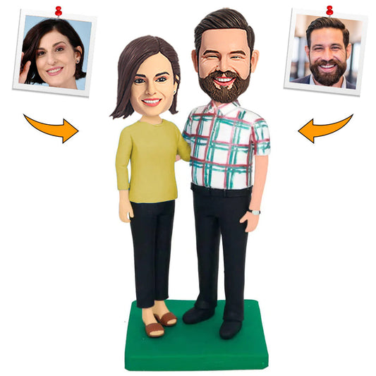 Dress Formally Couple Custom Bobbleheads