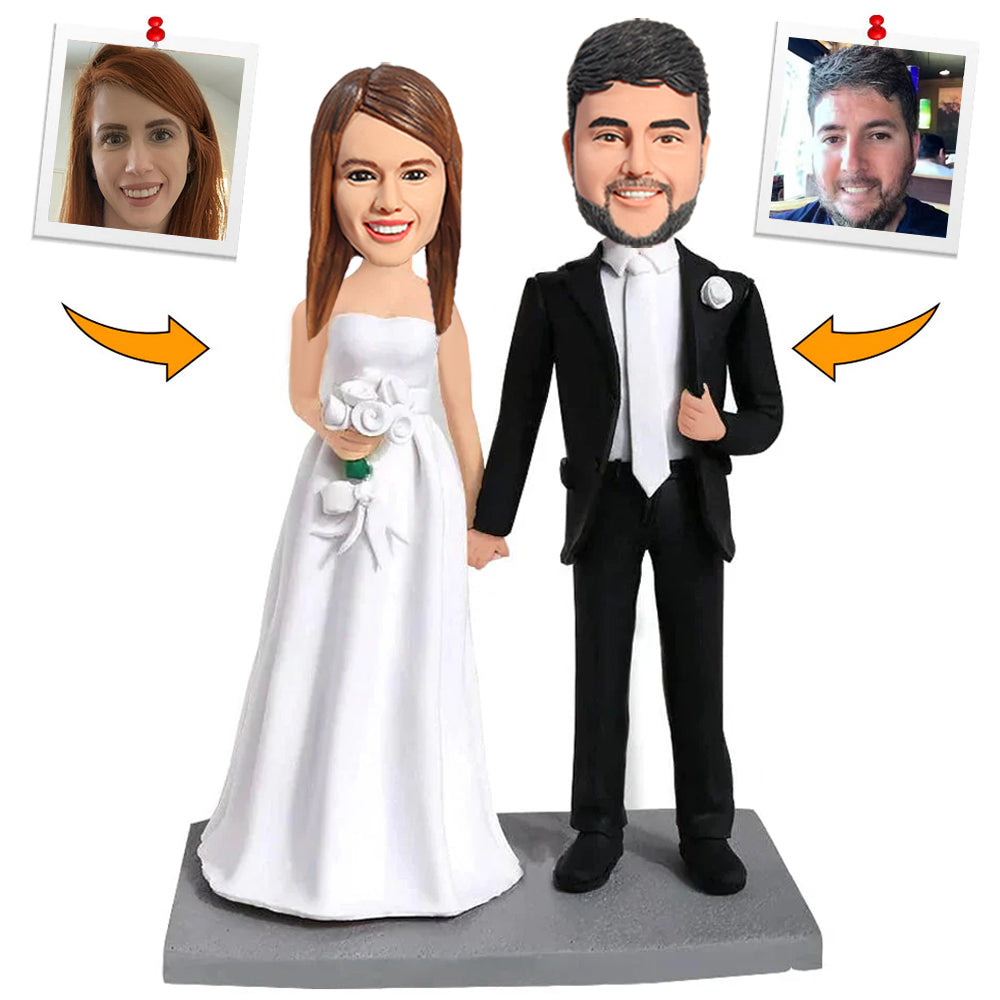 Wedding Gift Intimate Couple Custom Bobbleheads