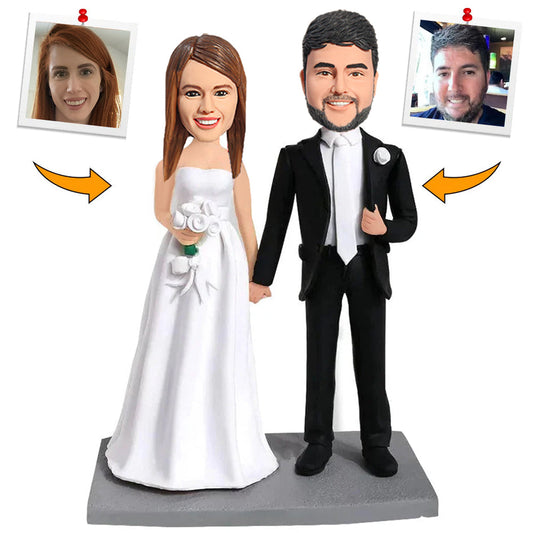 Wedding Gift Intimate Couple Custom Bobbleheads