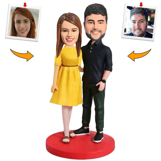 Formal Dressed Couple Custom Bobbleheads