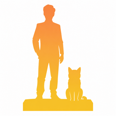 Fully Custom 1-Person & Cat Memorial Bobblehead