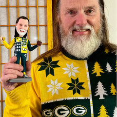 Priest with His Hands Behind Back Custom Bobbleheads Handmade Gifts