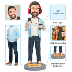 Handmade 1 Person Head-to-Toe Custom Bobbleheads