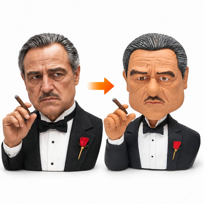 Custom 1-Person Bust Bobblehead