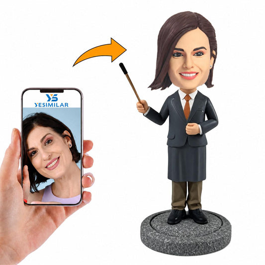 Handcraft University Female Teacher Custom Bobbleheads